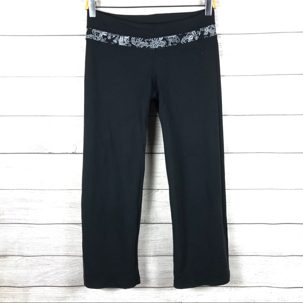 Lululemon reversible wide leg black leggings